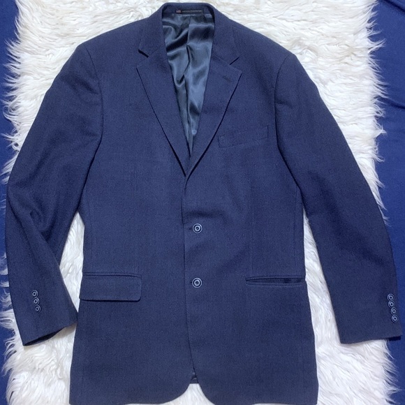 VTG 1960’s Union Made Navy Blue Sport Coat USA - Picture 9 of 15